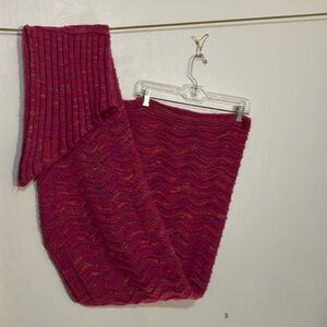 Mermaid blanket hand knit cozy lounge wrap